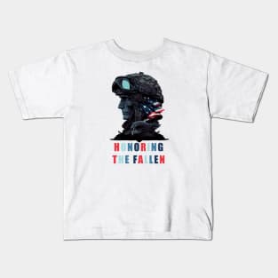 Eternal Remembrance: Honoring Our Fallen Heroes Kids T-Shirt